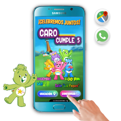 Ositos Cariñositos – Invitación Interactiva de Cumpleaños para WhatsApp