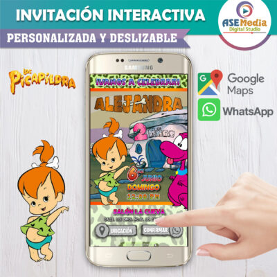 Pokémon, Gengar – Invitación Interactiva de Cumpleaños para WhatsApp
