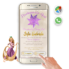 Rapunzel, Proclamación Real – Invitación Interactiva de Cumpleaños para WhatsApp