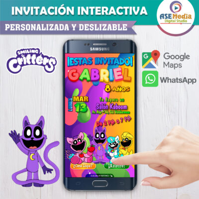 Ghost Spider – Invitación Interactiva de Cumpleaños para WhatsApp