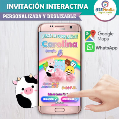 Super Wings – Invitación Interactiva de Cumpleaños para WhatsApp