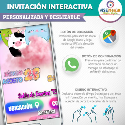 Super Wings – Invitación Interactiva de Cumpleaños para WhatsApp