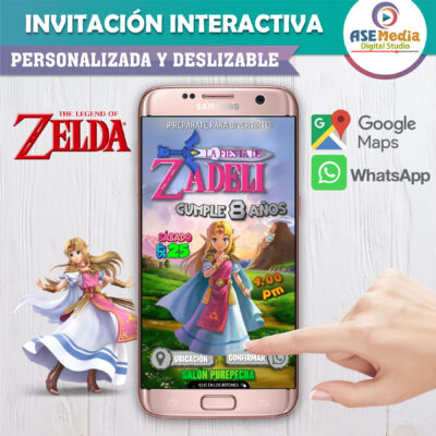 Aqua Fest – Invitación Interactiva de Cumpleaños para WhatsApp