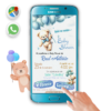 Baby Shower Osito con Globos – Invitación Interactiva para WhatsApp