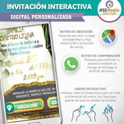 San Judas Tadeo – Invitación Interactiva para WhatsApp