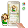 San Judas Tadeo Kawaii – Invitación Interactiva para WhatsApp