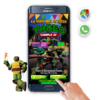 Las Tortugas Ninja Adolescentes – Invitación Interactiva de Cumpleaños para WhatsApp