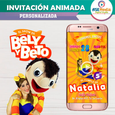 SPA Party, Fiesta SPA para Niñas – Video Invitación Animada de Cumpleaños para WhatsApp
