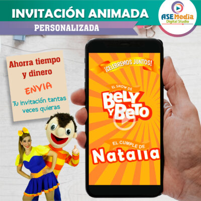 SPA Party, Fiesta SPA para Niñas – Video Invitación Animada de Cumpleaños para WhatsApp