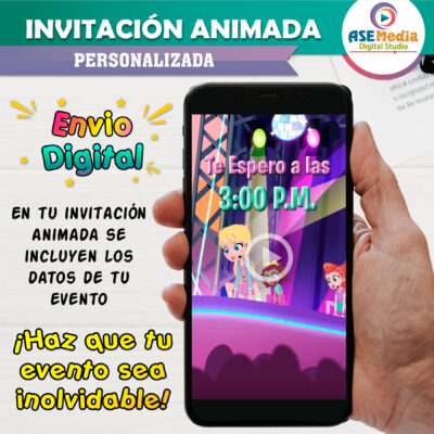Neon Party – Video Invitación Animada de Cumpleaños para WhatsApp