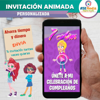 Neon Party – Video Invitación Animada de Cumpleaños para WhatsApp