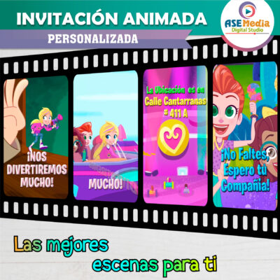 Neon Party – Video Invitación Animada de Cumpleaños para WhatsApp