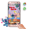 Stitch y Angel – Invitación Interactiva de Cumpleaños para WhatsApp
