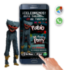 Huggy Wuggy Grotesco, Poppy Playtime – Invitación Interactiva de Cumpleaños para WhatsApp