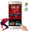 Spiderman, El Hombre Araña – Invitación Interactiva de Cumpleaños para WhatsApp