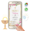 Mi Bautizo Floral – Invitación Interactiva para WhatsApp