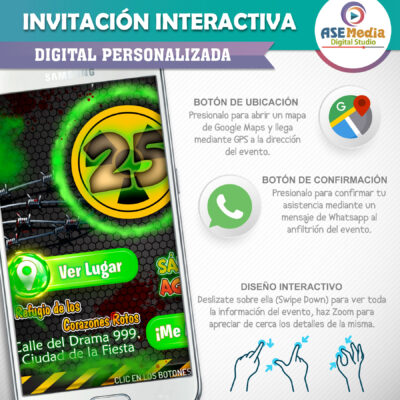 La Tóxica Cumpleañera – Invitación Interactiva de Cumpleaños para WhatsApp