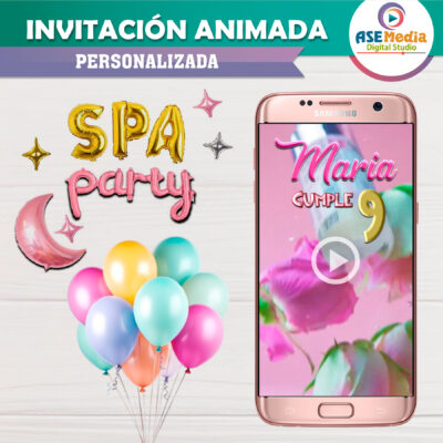 Princesas Disney Niñas – Video Invitación Animada de Cumpleaños para WhatsApp