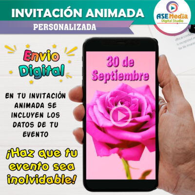 Princesas Disney Niñas – Video Invitación Animada de Cumpleaños para WhatsApp
