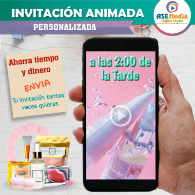 Princesas Disney Niñas – Video Invitación Animada de Cumpleaños para WhatsApp