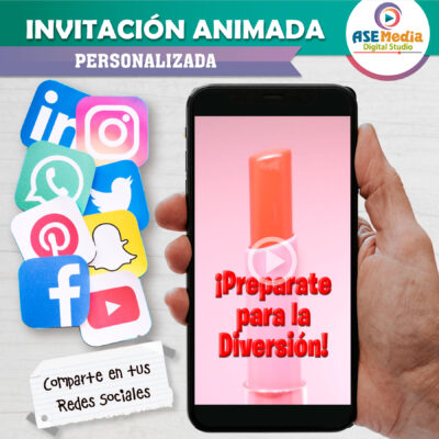 Princesas Disney Niñas – Video Invitación Animada de Cumpleaños para WhatsApp