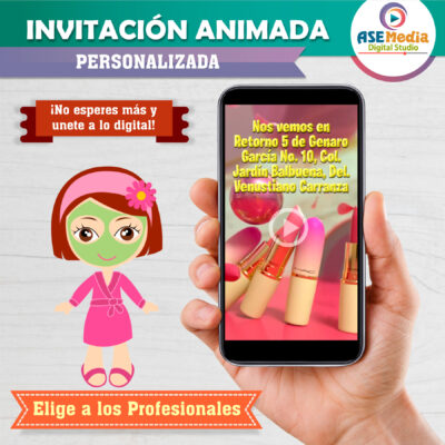 Princesas Disney Niñas – Video Invitación Animada de Cumpleaños para WhatsApp