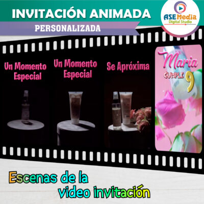 Princesas Disney Niñas – Video Invitación Animada de Cumpleaños para WhatsApp