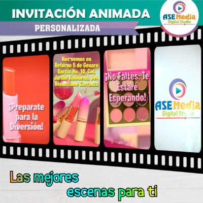 Princesas Disney Niñas – Video Invitación Animada de Cumpleaños para WhatsApp