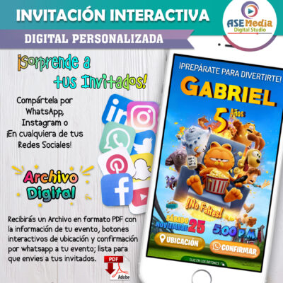 Bebefinn – Invitación Interactiva de Cumpleaños para WhatsApp