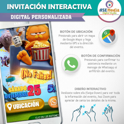 Bebefinn – Invitación Interactiva de Cumpleaños para WhatsApp