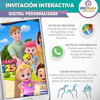 LEGO Fornite – Invitación Interactiva de Cumpleaños para WhatsApp