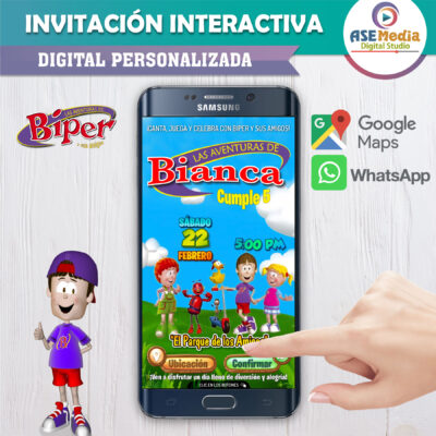 Black Pink – Invitación Interactiva de Cumpleaños para WhatsApp