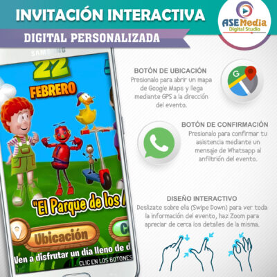Black Pink – Invitación Interactiva de Cumpleaños para WhatsApp