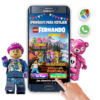 LEGO Fornite – Invitación Interactiva de Cumpleaños para WhatsApp