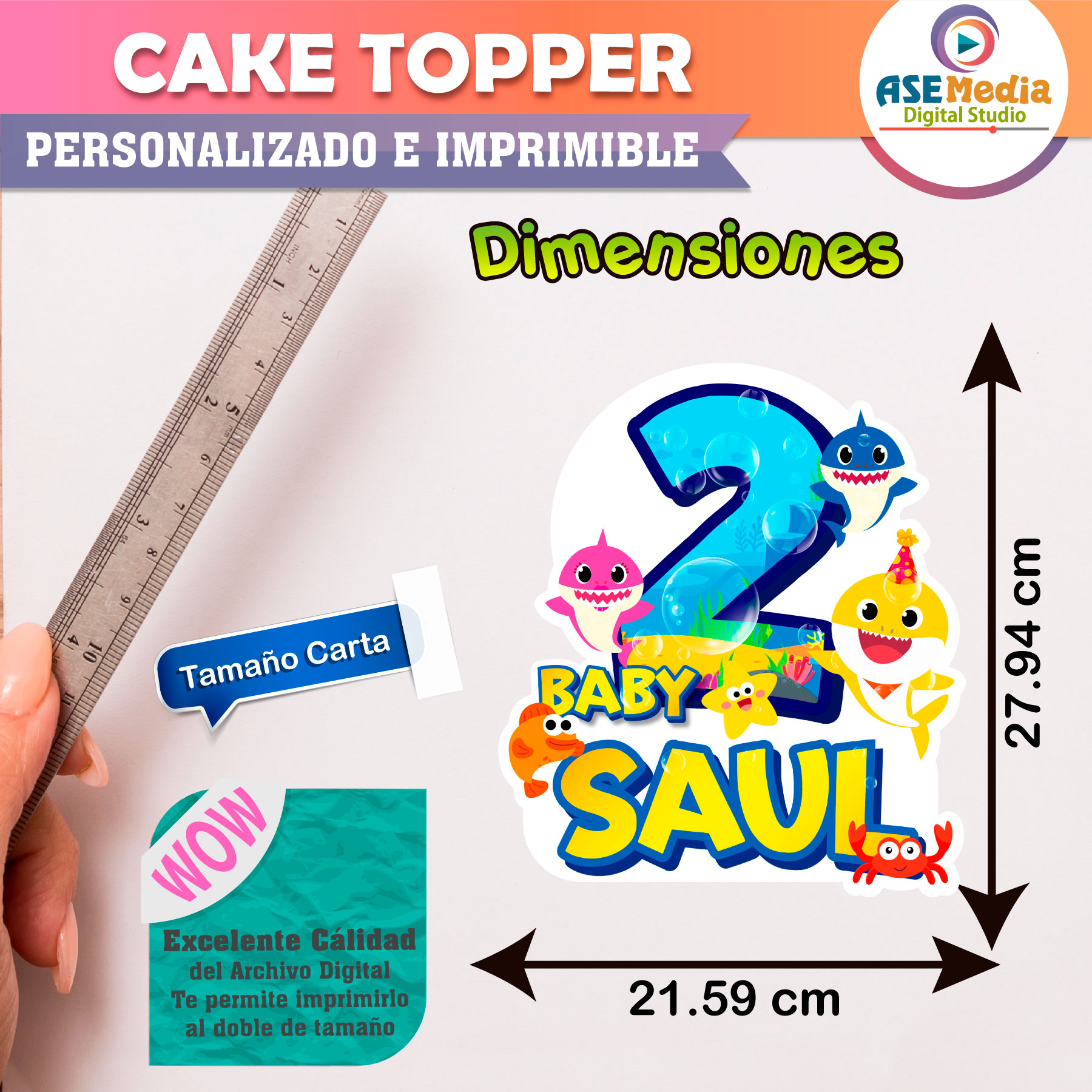 MineCraft Cake Topper Letrero Imprimible para Pastel