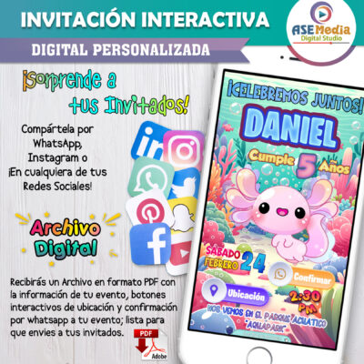 Huntrix, KPOP Demon Hunters – Invitación Musical Interactiva de Cumpleaños
