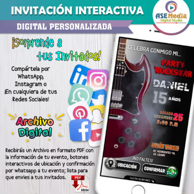 Moana y Simea – Invitación Interactiva de Cumpleaños para WhatsApp