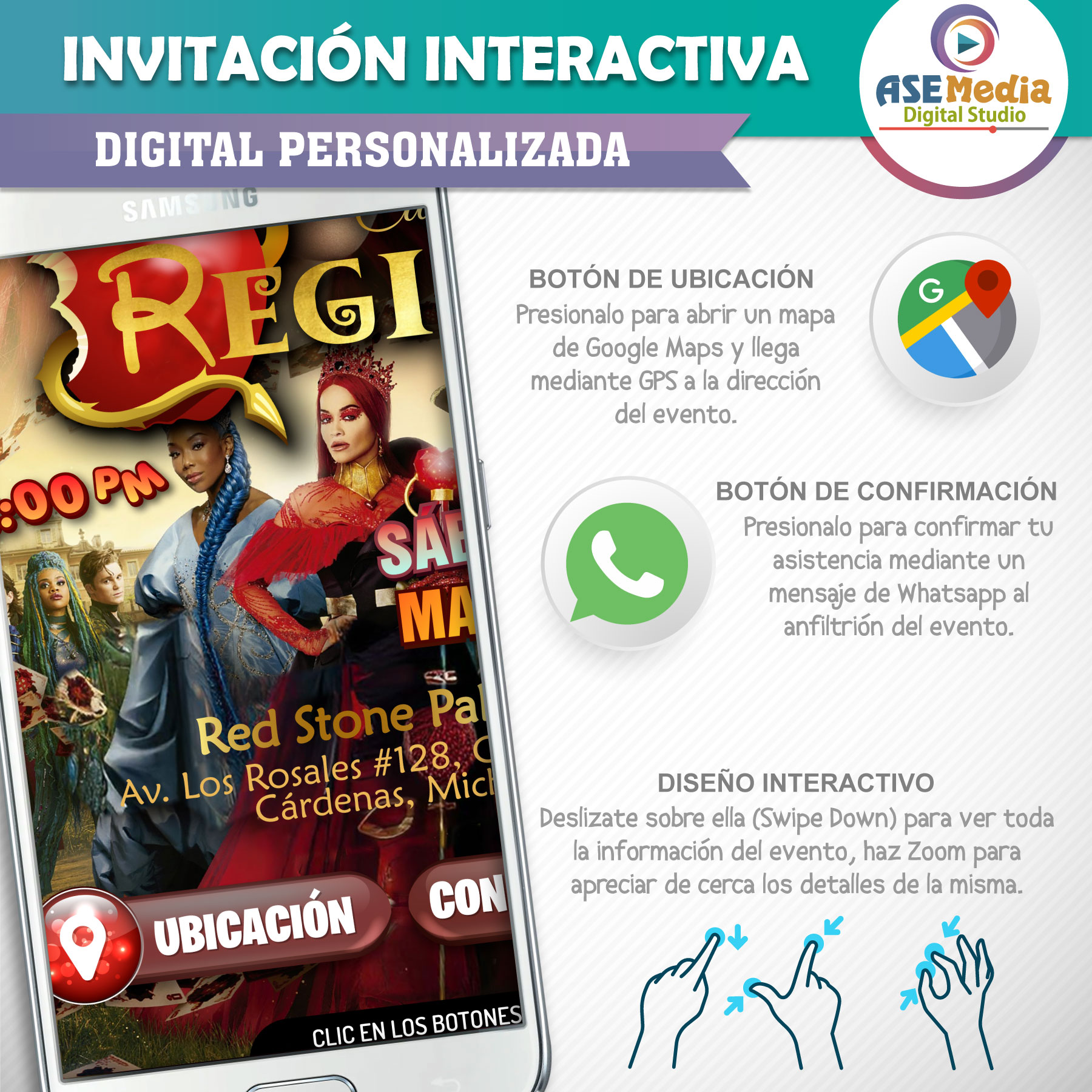 El Ascenso de Red – Invitación Interactiva de Cumpleaños para WhatsApp