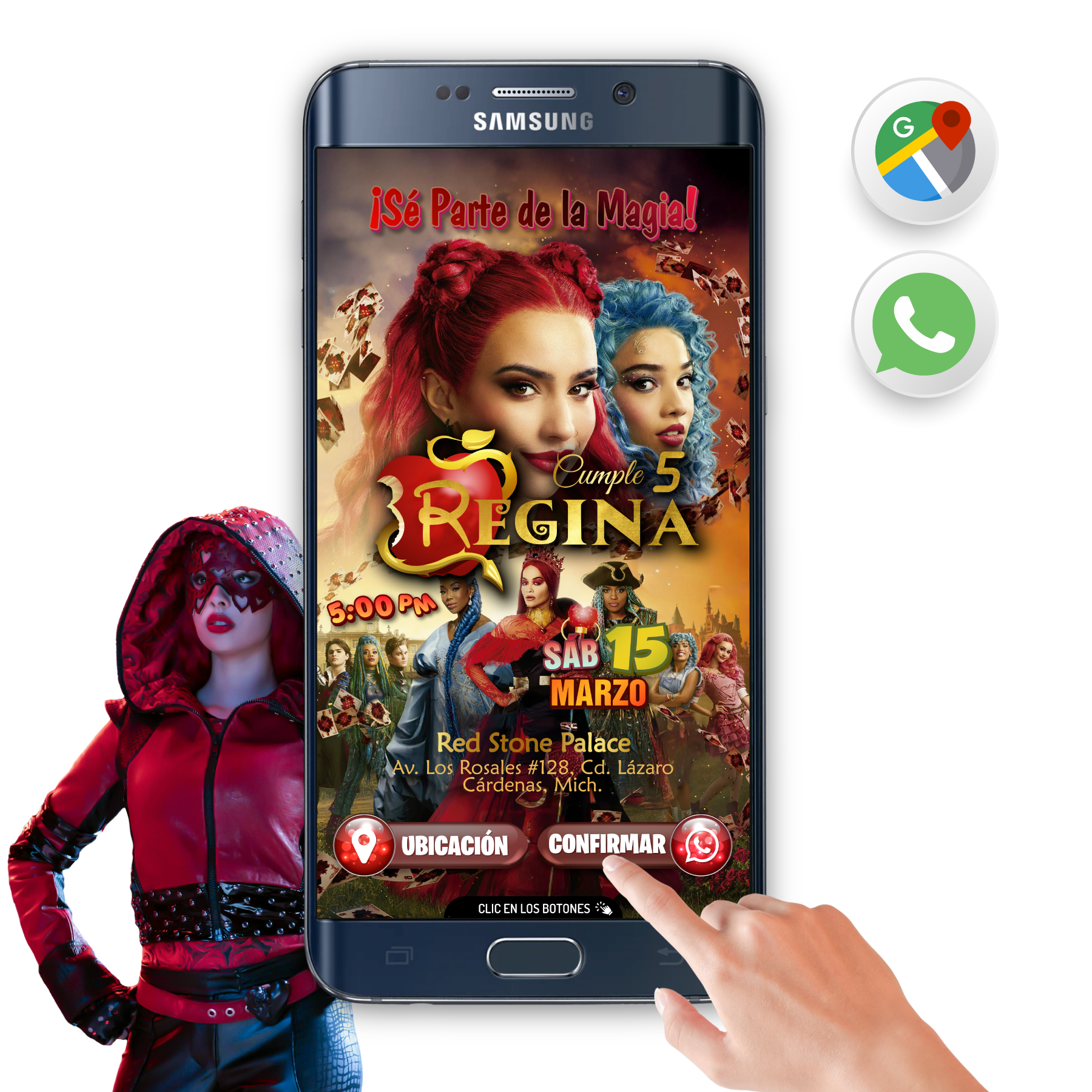 El Ascenso de Red – Invitación Interactiva de Cumpleaños para WhatsApp