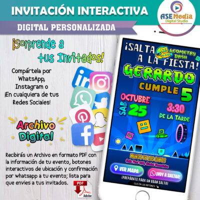 Hulk- Invitación Interactiva de Cumpleaños para WhatsApp
