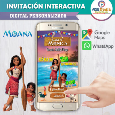 Princesas Disney Bebé – Invitación Interactiva de Cumpleaños para WhatsApp