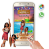 Moana y Simea – Invitación Interactiva de Cumpleaños para WhatsApp