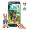 Peter Rabbit – Invitación Interactiva de Cumpleaños para WhatsApp