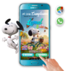 Cumpleaños con Snoopy – Invitación Interactiva de Cumpleaños para WhatsApp