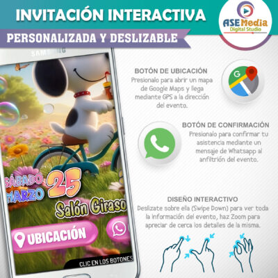 El Payaso Plim Plim para Niña – Invitación Interactiva de Cumpleaños para WhatsApp