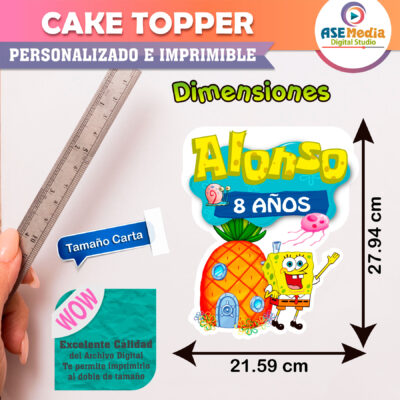 Camuflaje Soldados Militar Cake Topper Letrero Imprimible para Pastel
