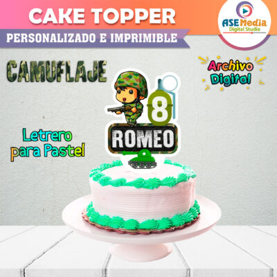 Dodge Challenger Cake Topper Letrero Imprimible para Pastel