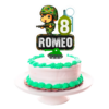 Camuflaje Soldados Militar Cake Topper Letrero Imprimible para Pastel (copia)