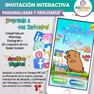Cumpleaños Navideño – Invitación Interactiva de Cumpleaños para WhatsApp