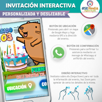 Cumpleaños Navideño – Invitación Interactiva de Cumpleaños para WhatsApp